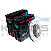 EVOLVE® F2S Fr Disc Brake Rotor Set for Nissan GTR R35 [DBA & 4BA]