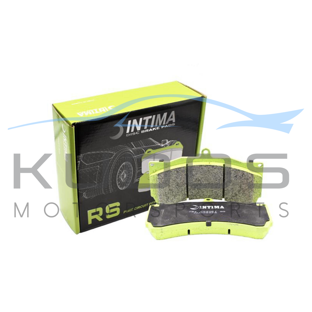 Intima Brake Pad Set (RR, Front) to suit Nissan 200SX S14, S15, 300ZX Z32, Skyline R32 GTR / GTS-4 / GTS-t, R33 GTS25-t & R34 25GT-t / GT-V (Sumitomo 4-Pot Calipers)