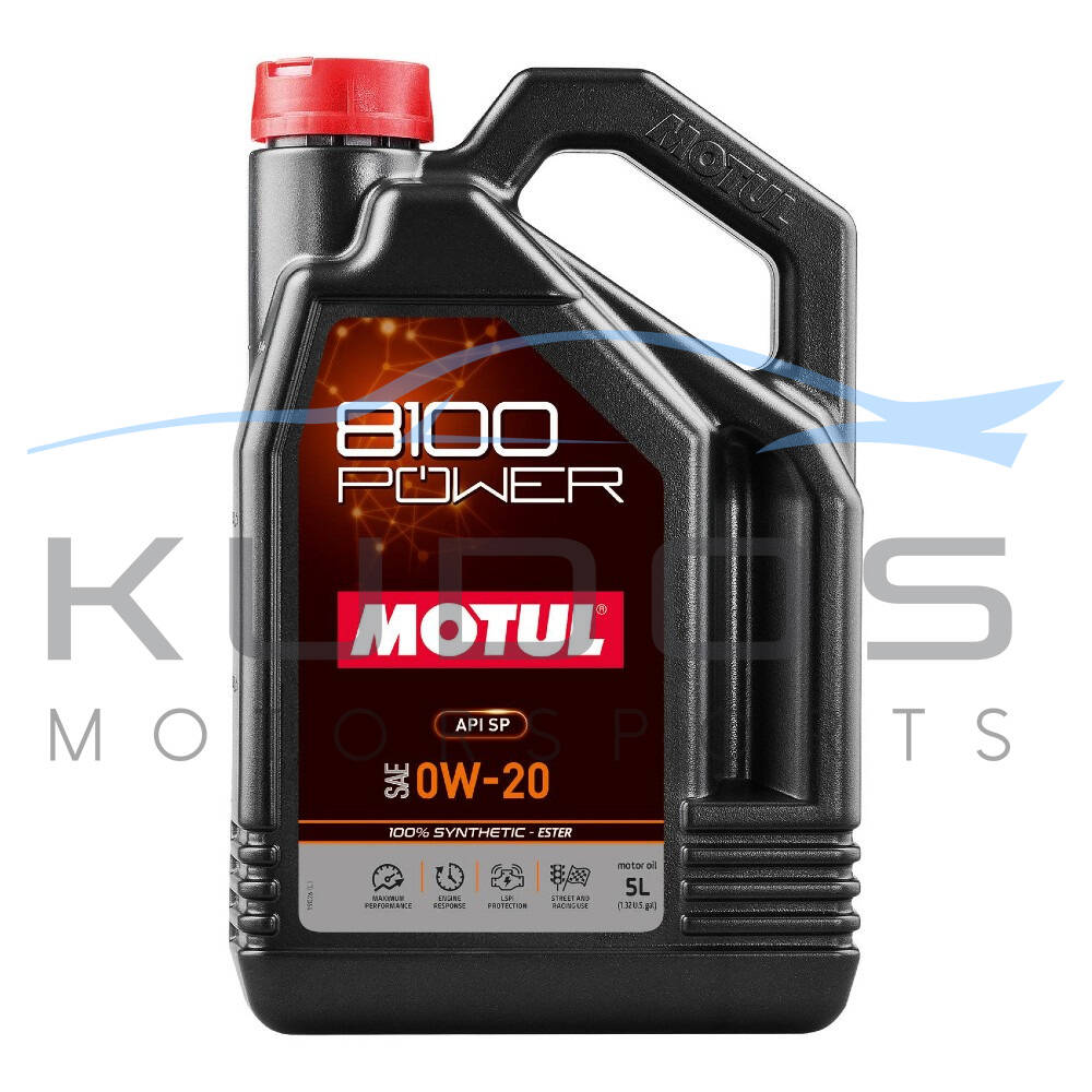 Motul 8100 Power 0W20 Engine Oil (5L)