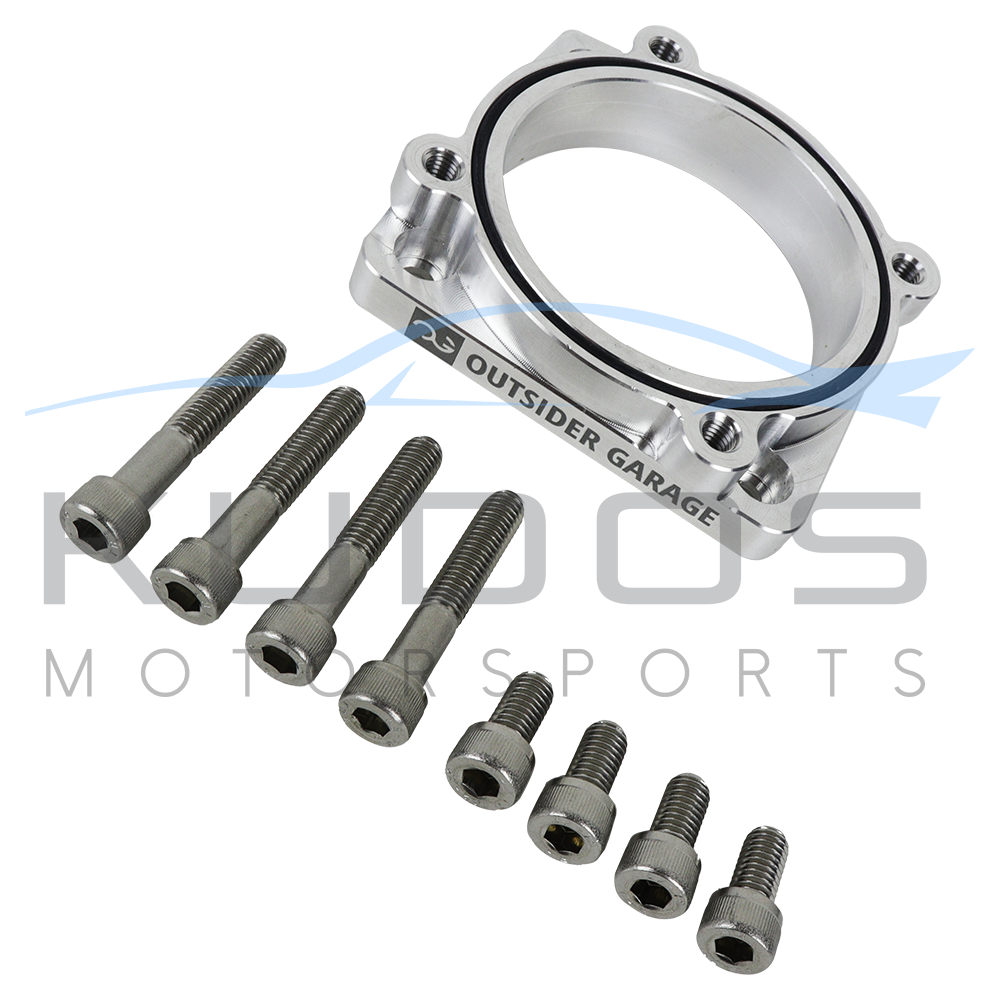 Outsider Garage DBW Throttle Body Adaptor Kit for Greddy V2 Manifolds (Greddy V2 90mm To Bosch 82mm)