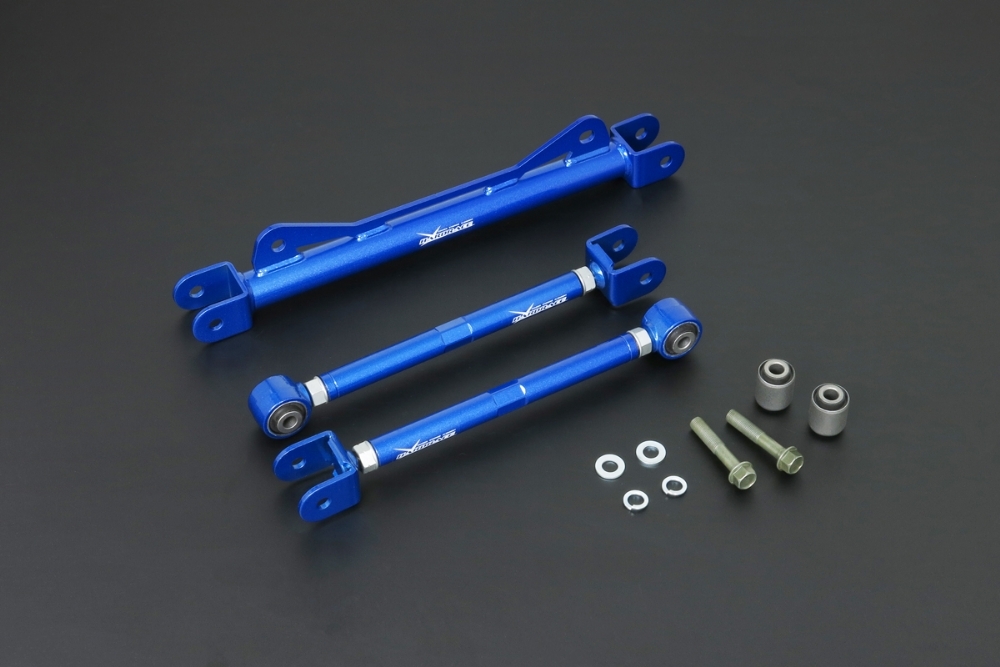 Hardrace Hicas Delete Kit With Adjustable Toe Arms (BLUE) For Nissan 180SX,S13 Silvia, R32 Skyline Including GTR